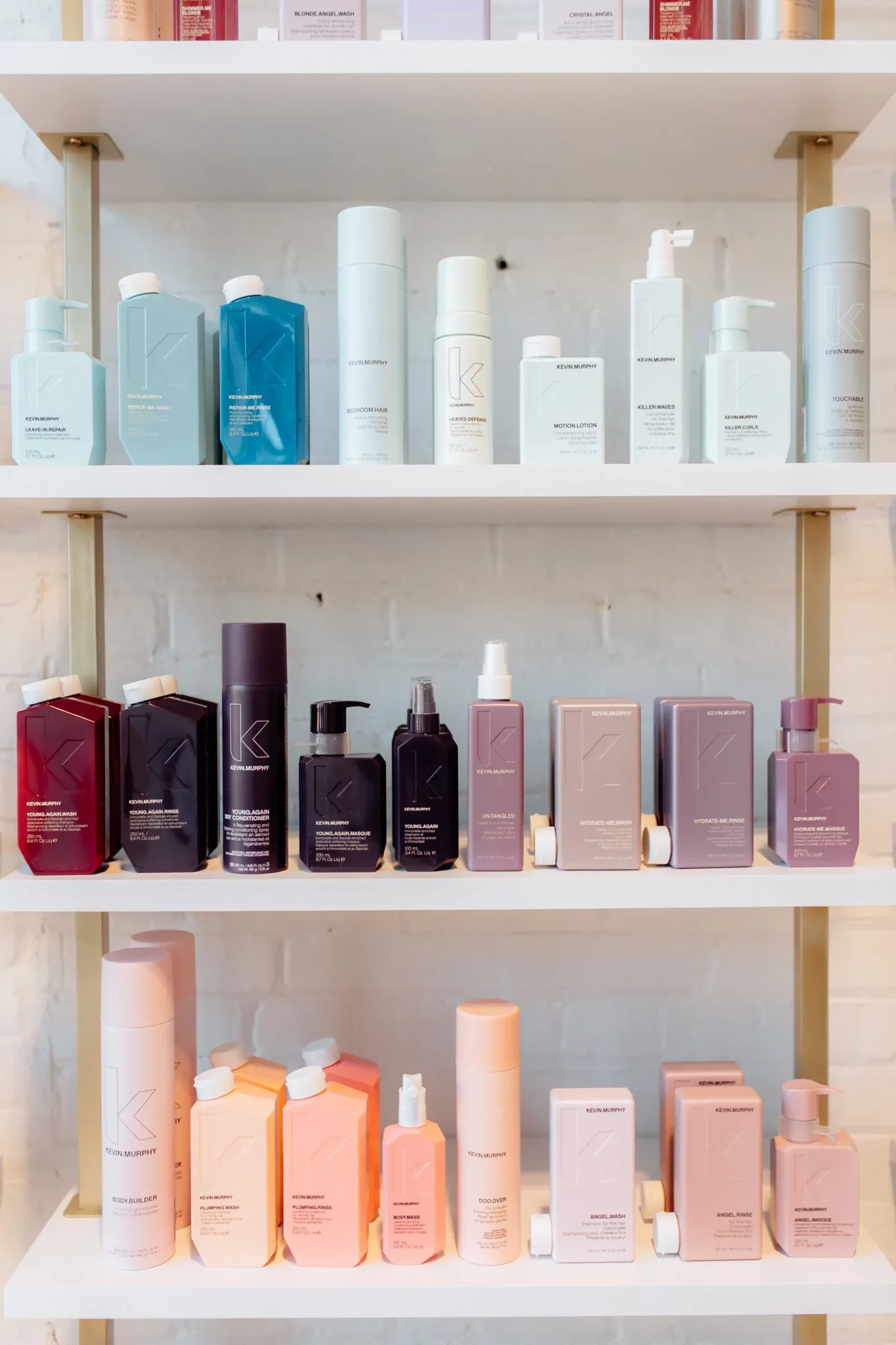 Vibe: A Beauty Collective Kevin Murphy haircare products on retail shelves.